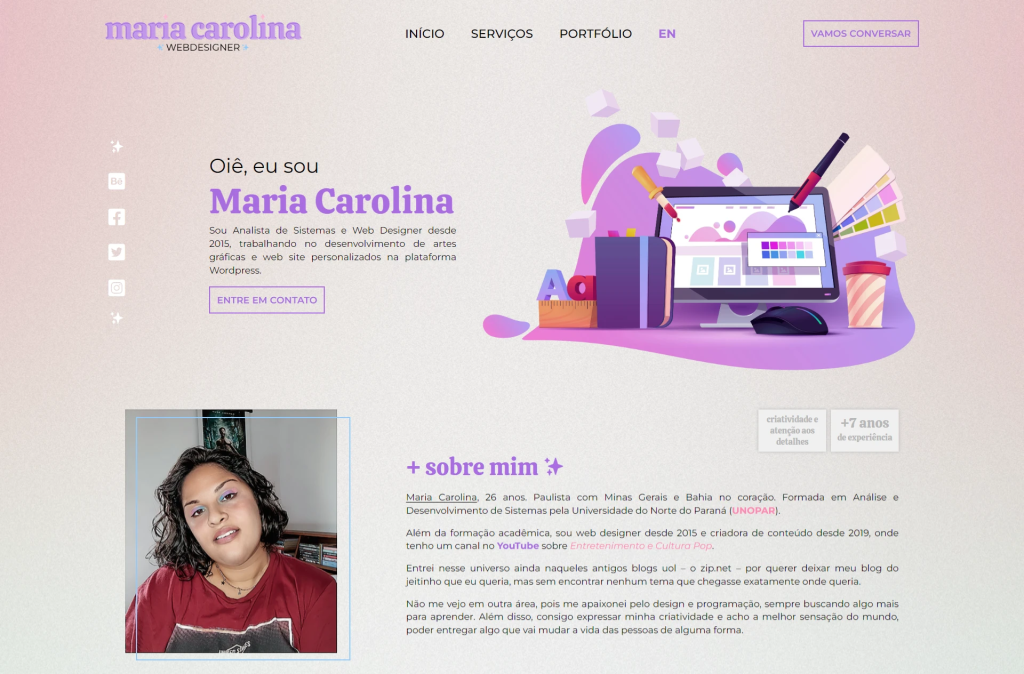 Maria Carolina – Portfólio